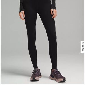 Lululemon Merino Wool-Blend Base Layer Tight  28" Leggings